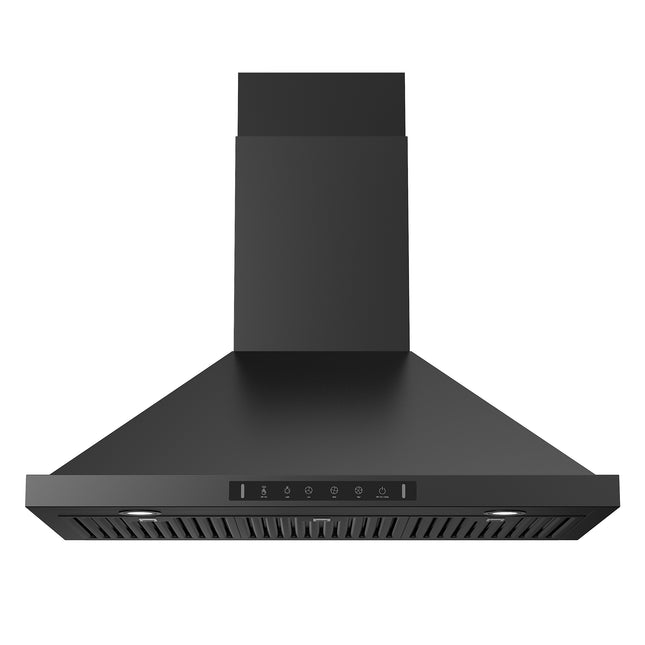 30 in. 900 CFM Convertible Wall Mount Range Hood in Stainless Steel with LED Lights, Carbon Filters and Touch, Gesture