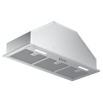 600 CFM Convertible Insert Range Hood in Stainless Steel with LED Lights