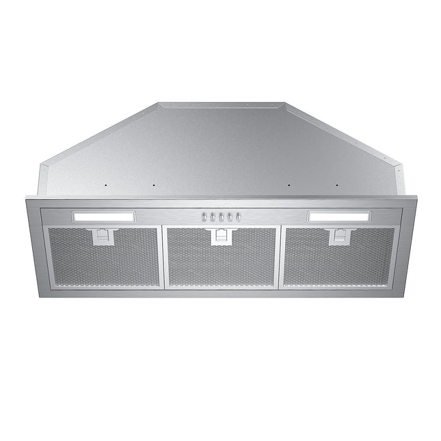 600 CFM Convertible Insert Range Hood in Stainless Steel with LED Lights