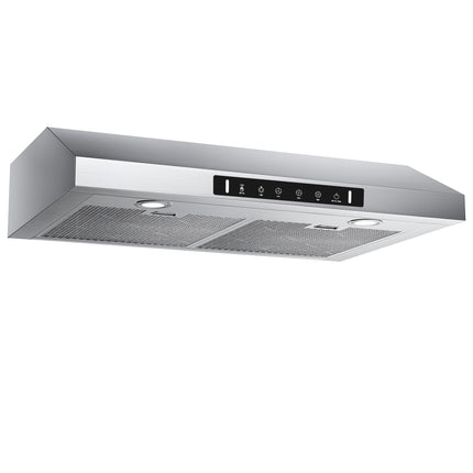 900 CFM Ducted Under Cabinet Range Hood in Stainless Steel with Lights and Aluminum Mesh Filters